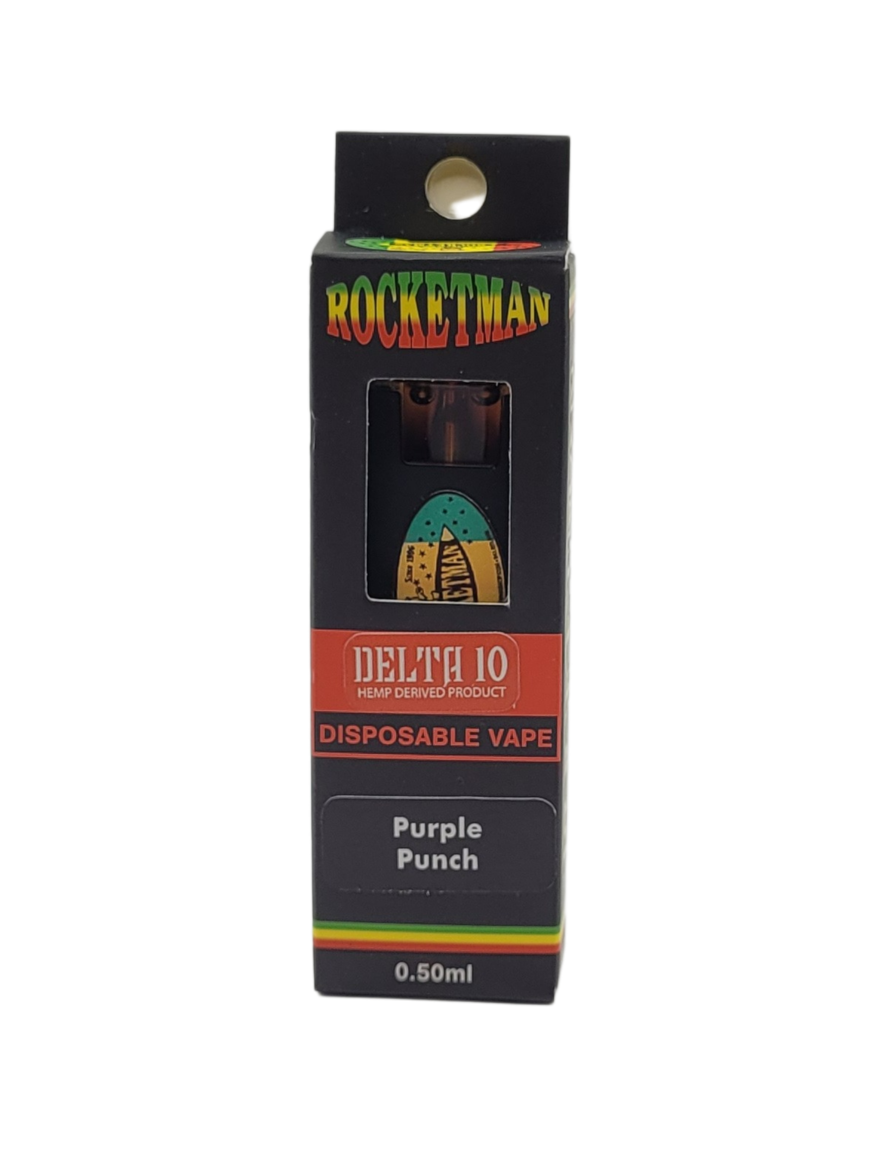 Rocketman D10 (Delta 10) Disposable Cartridge 500 mg  (4 flavors)