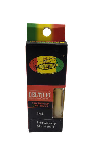 Rocketman D10 (Delta 10) Cartridge - 1000 mg  (4 flavors)